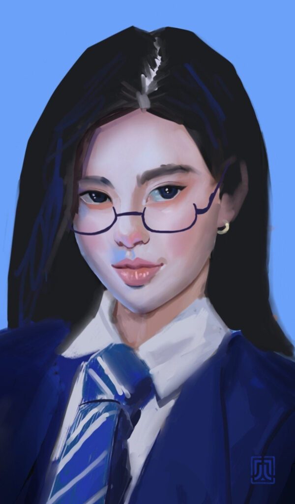 Peinture Digitale - School Girl - Colors