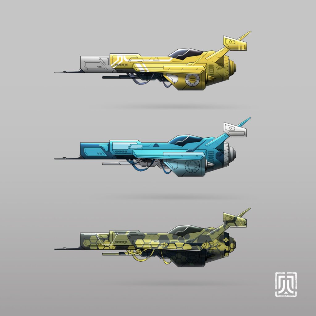 Spaceship - Concept Art - Textures 3