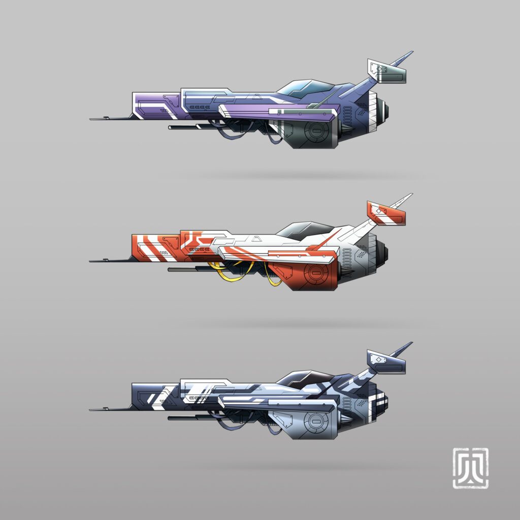 Spaceship - Concept Art - Textures 2