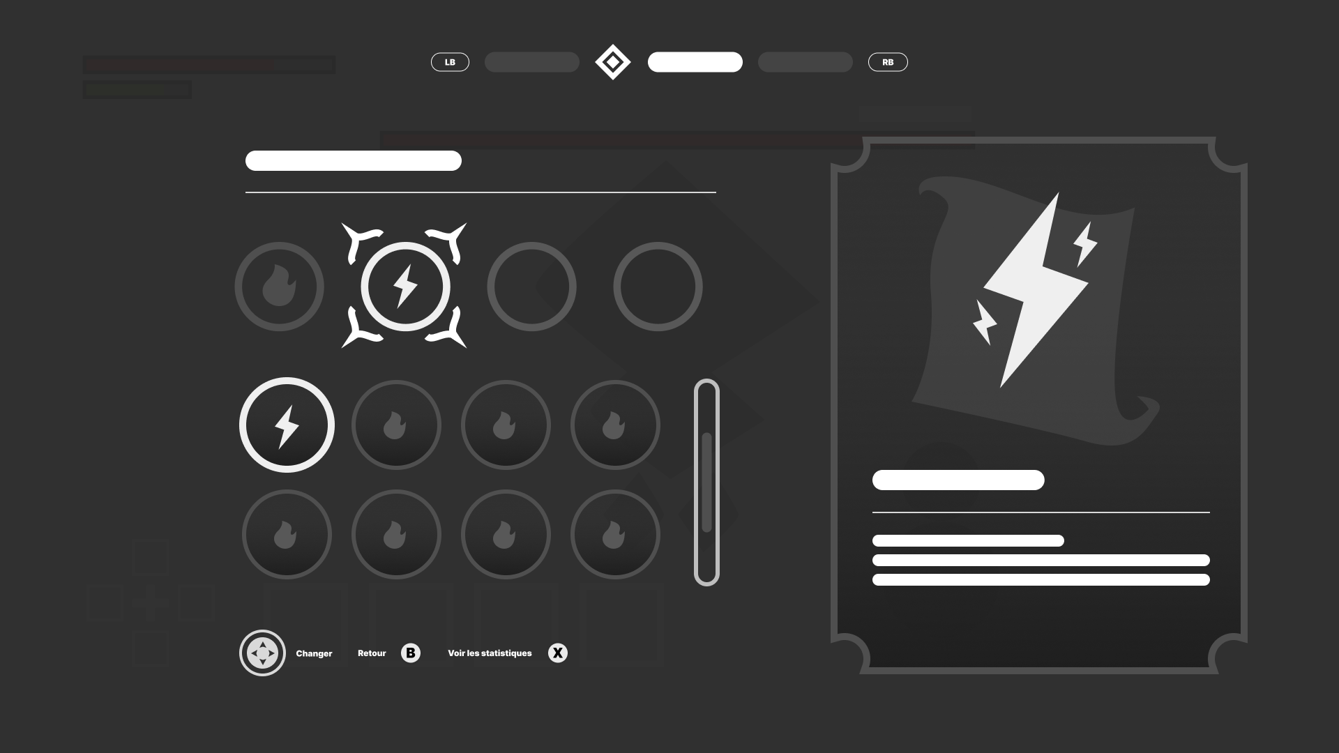 Game UI Design - Skill Tree